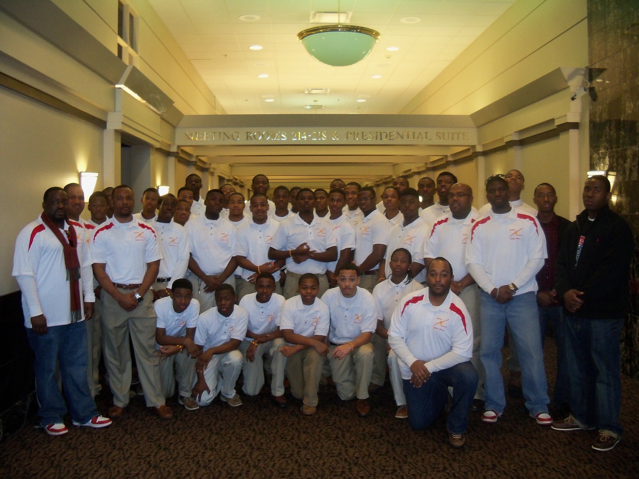 Kappa League members group photo at hotel conference