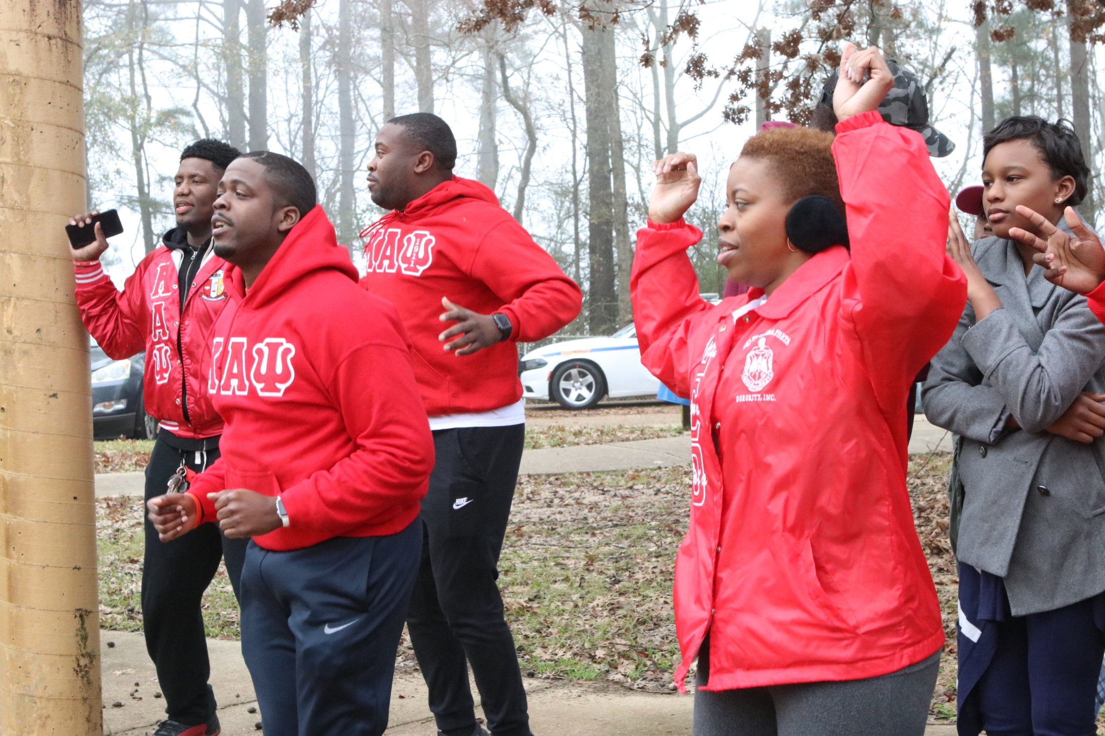 Brothers and community members at Inaugural J5 Fit for Founders Health Walk
